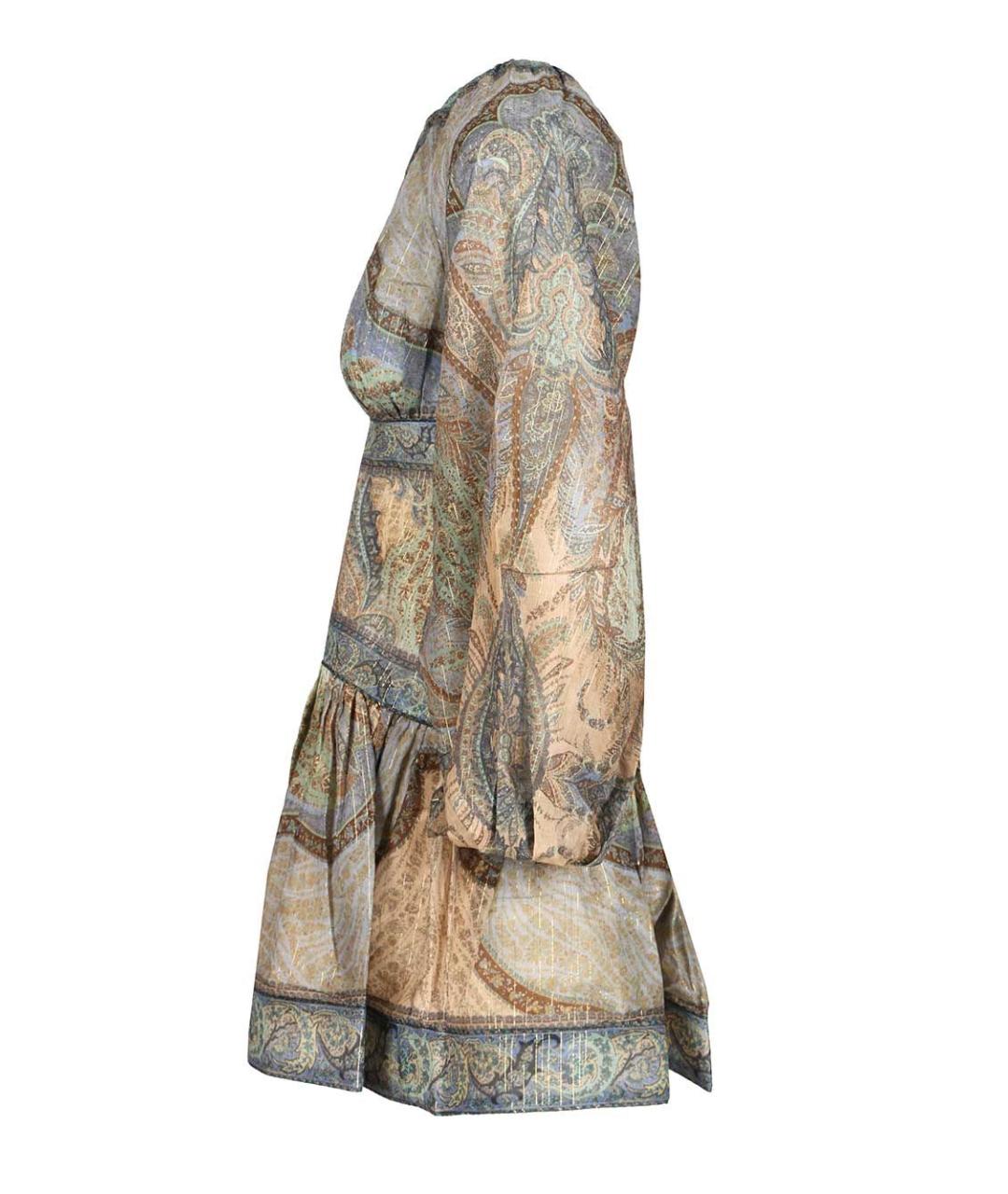 ZIMMERMANN Мульти хлопковое повседневное платье, фото 3