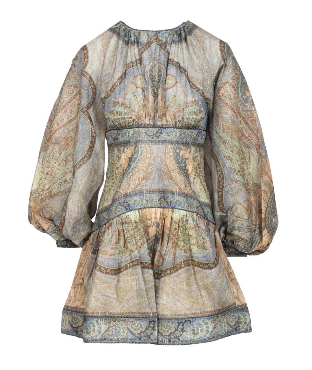 ZIMMERMANN Мульти хлопковое повседневное платье, фото 1