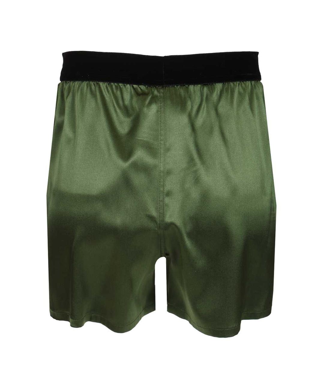 TOM FORD Зеленые шелковые шорты, фото 2