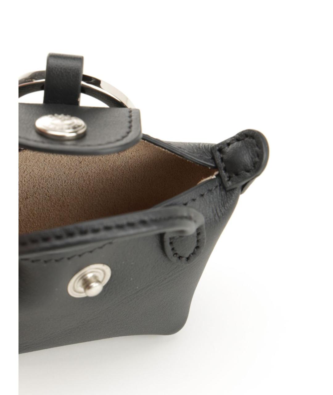 LONGCHAMP Черный брелок, фото 3