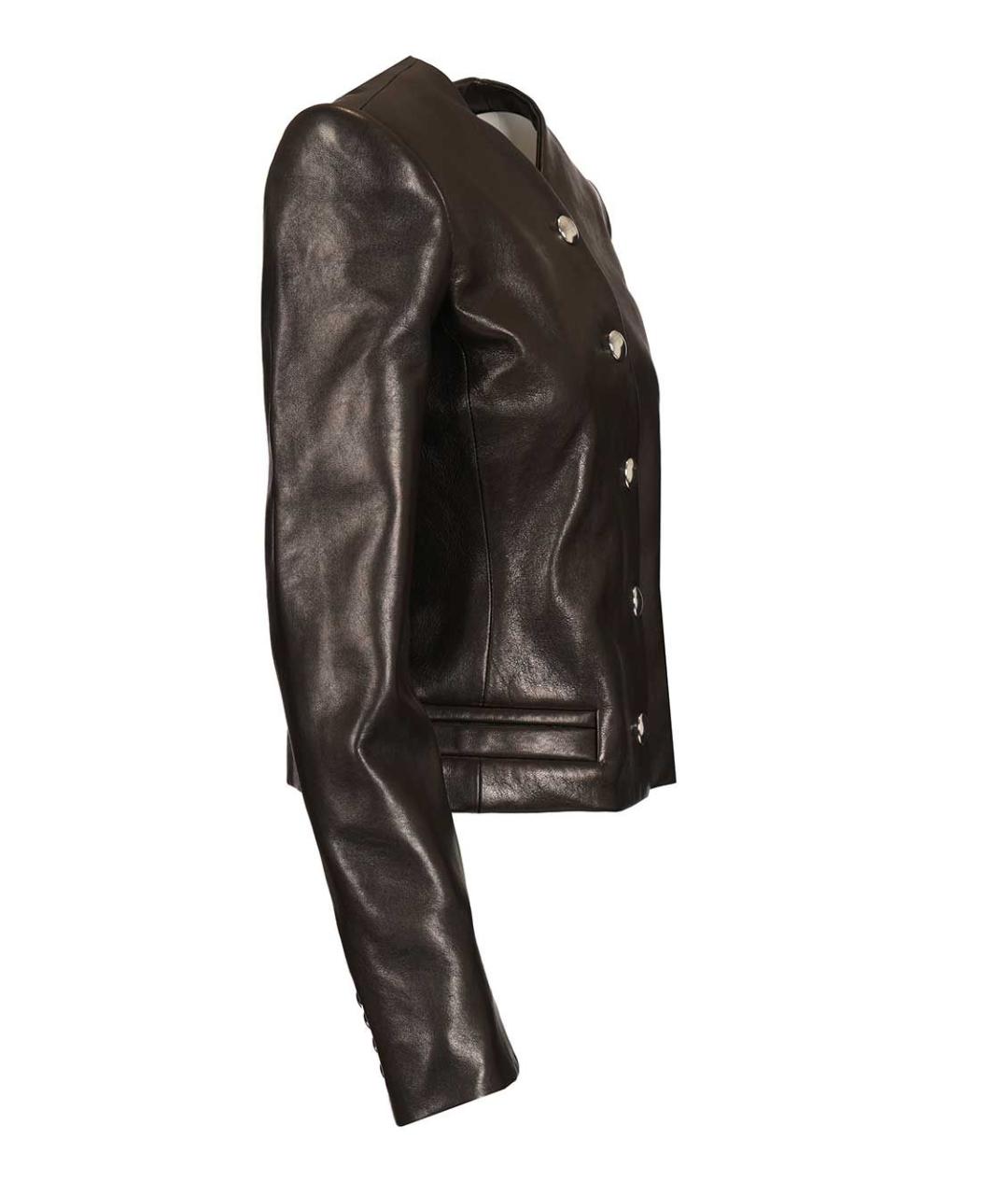 KHAITE Черная кожаная куртка, фото 3