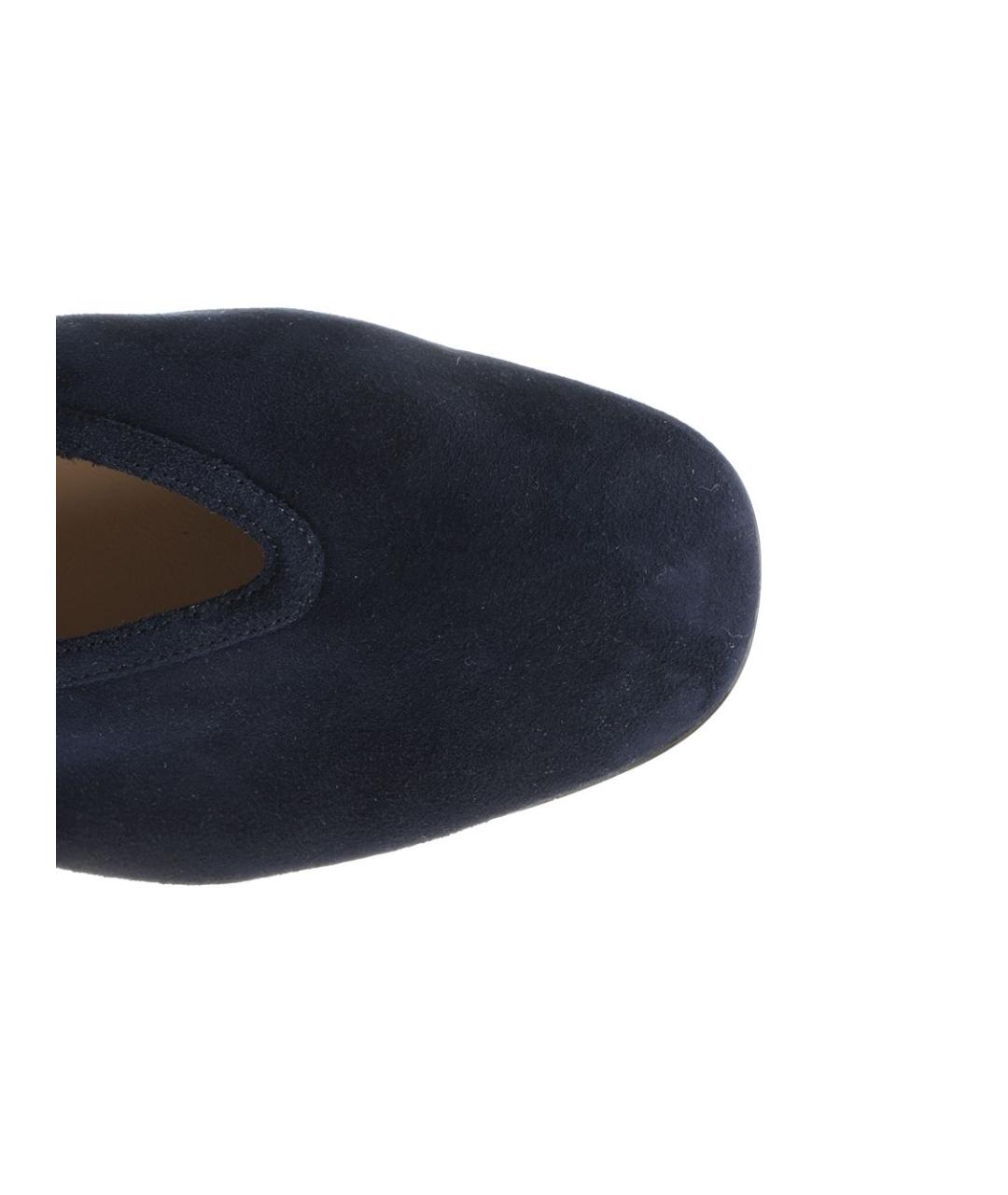 LE MONDE BERYL Синие замшевые балетки, фото 4