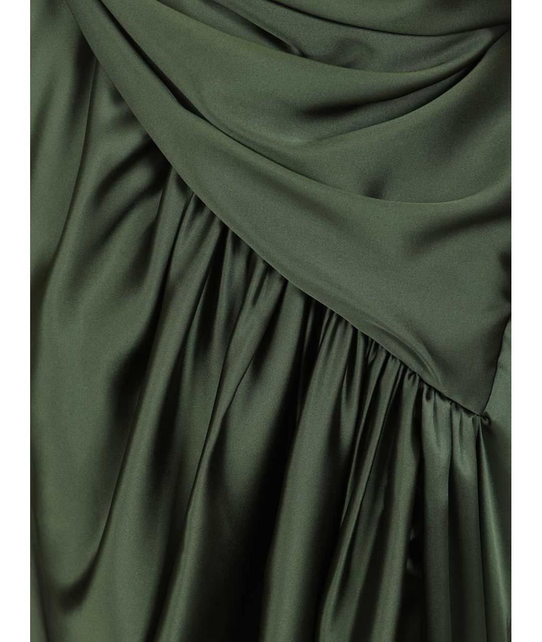VIVIENNE WESTWOOD Зеленые полиэстеровое вечернее платье, фото 4