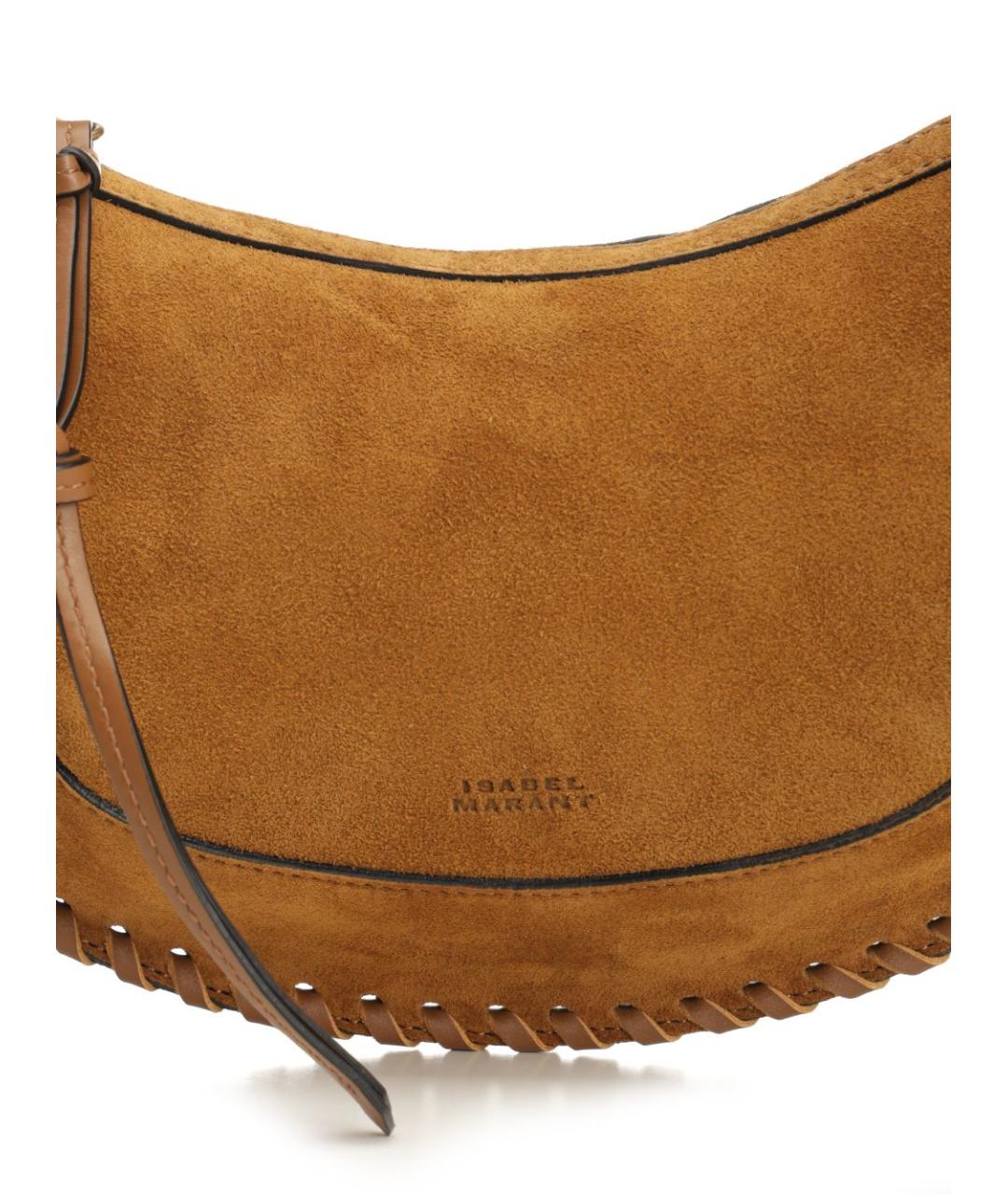 ISABEL MARANT Коричневая замшевая сумка через плечо, фото 5