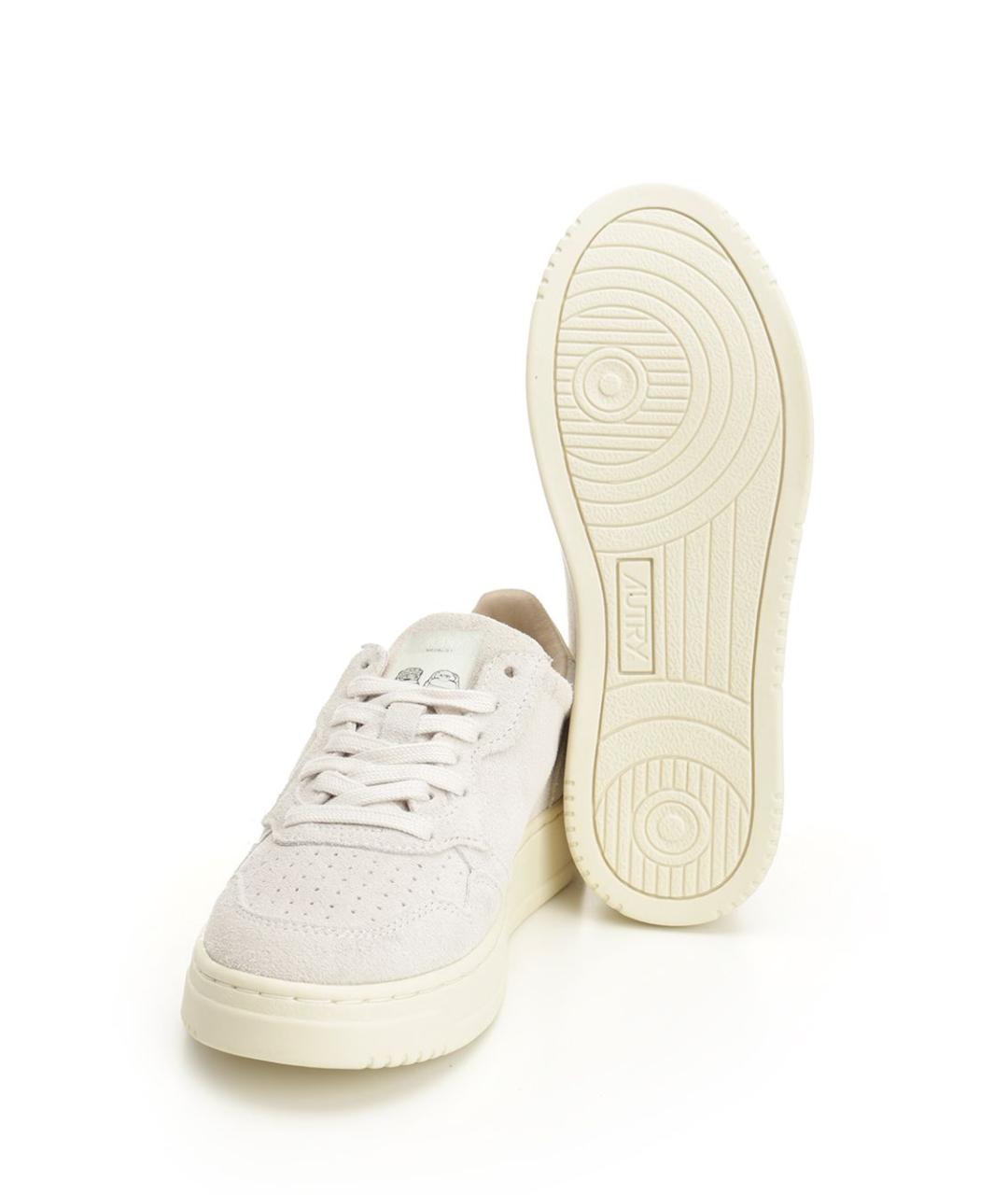 AUTRY Бежевые замшевые кеды, фото 5