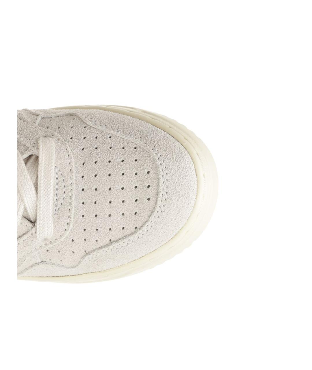 AUTRY Бежевые замшевые кеды, фото 4