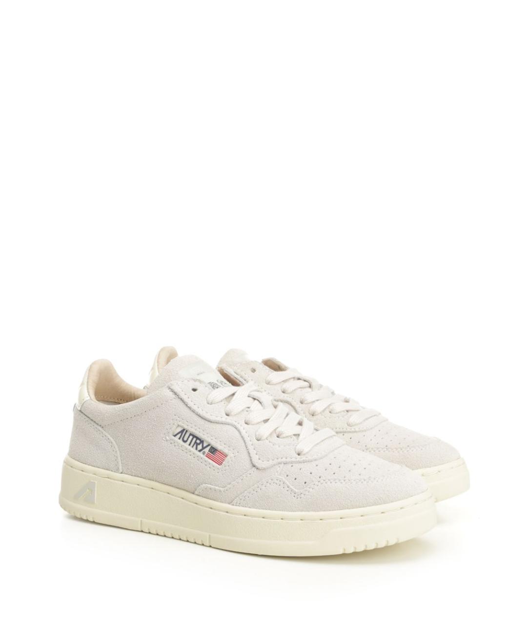 AUTRY Бежевые замшевые кеды, фото 2