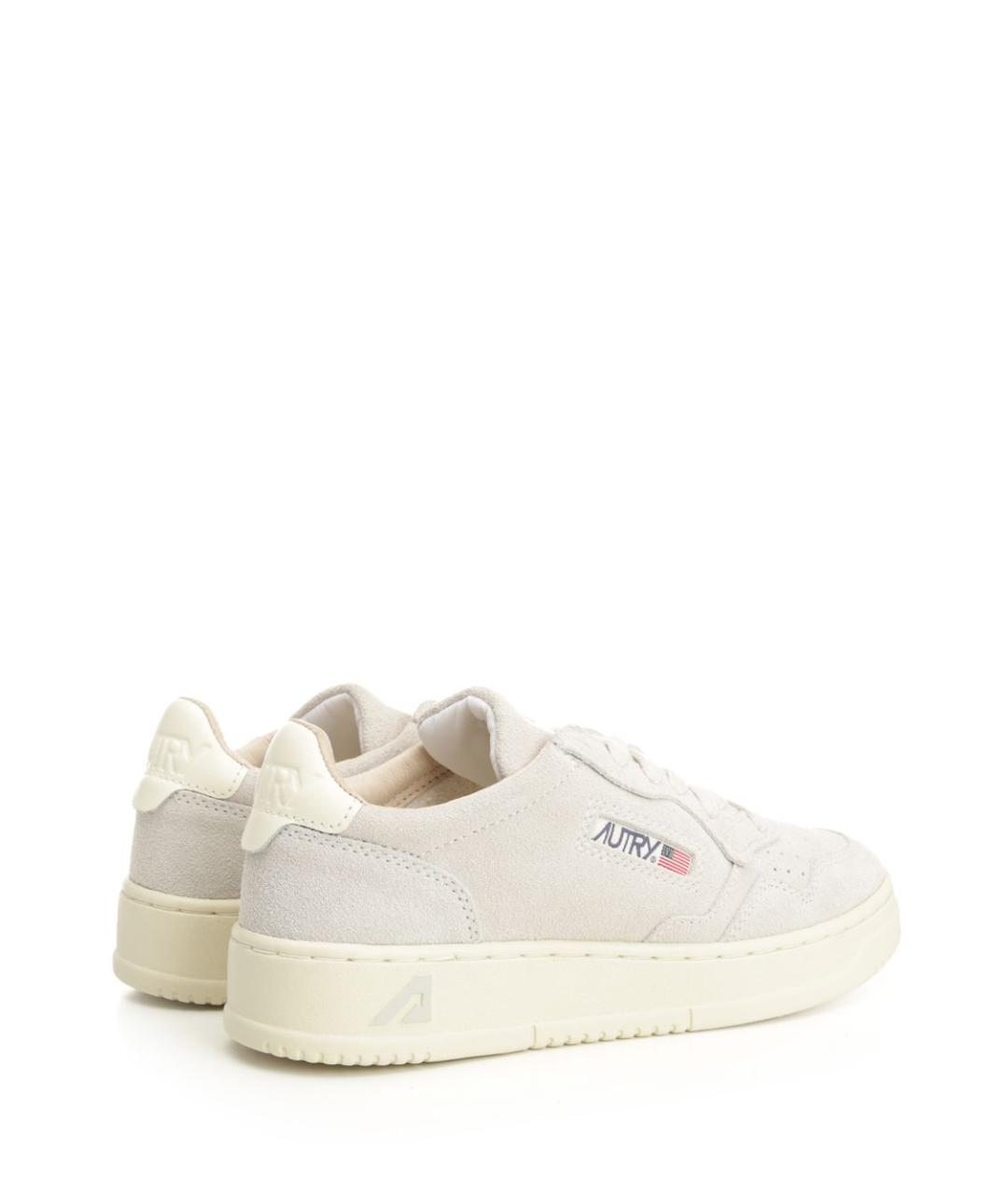 AUTRY Бежевые замшевые кеды, фото 3