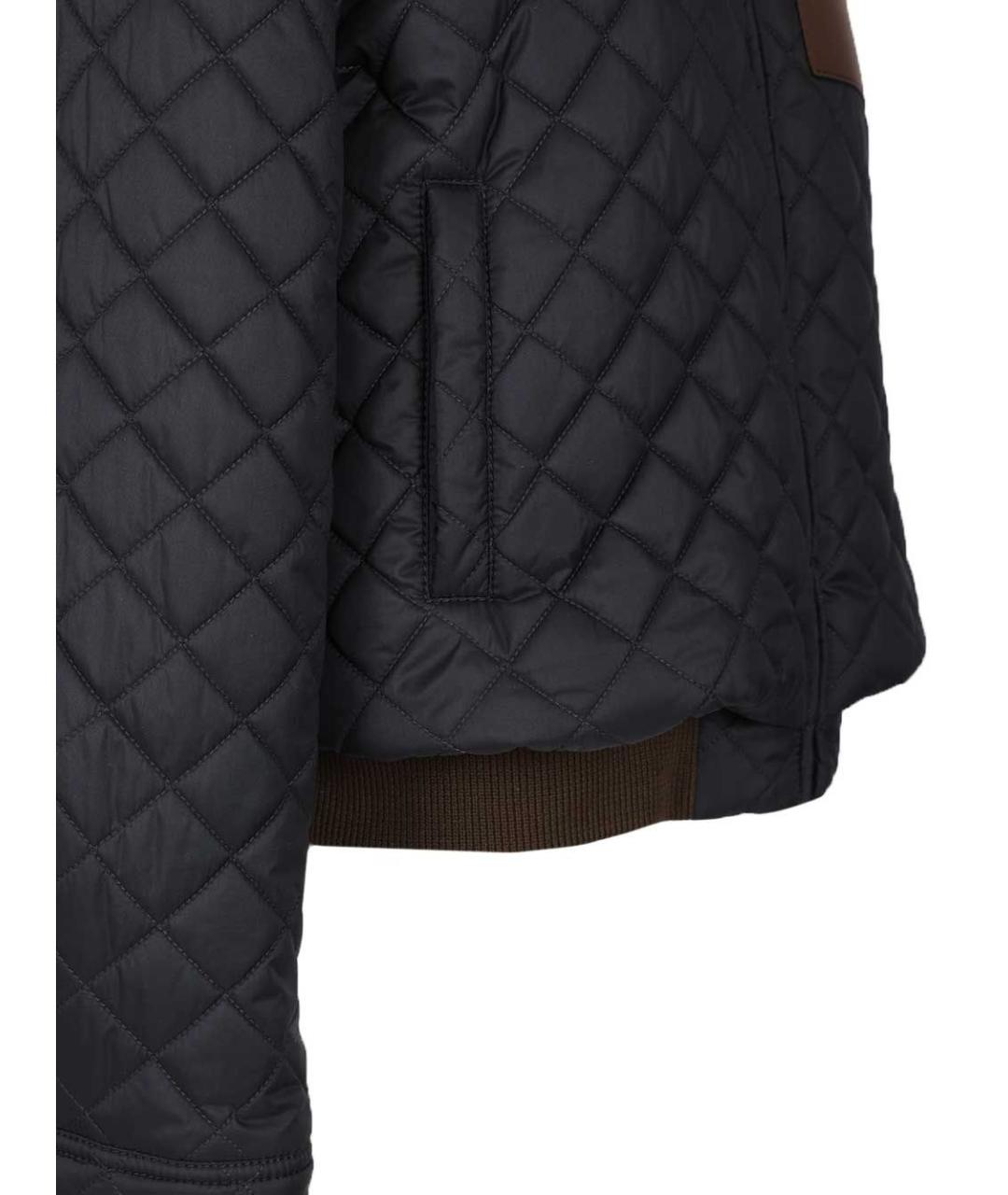 LOEWE Темно-синяя полиэстеровая куртка, фото 6