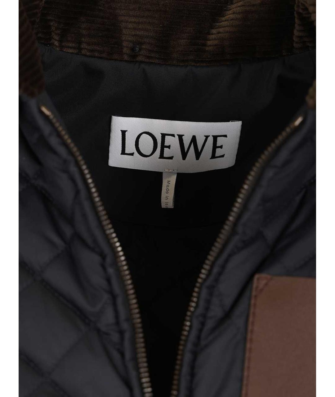 LOEWE Темно-синяя полиэстеровая куртка, фото 5