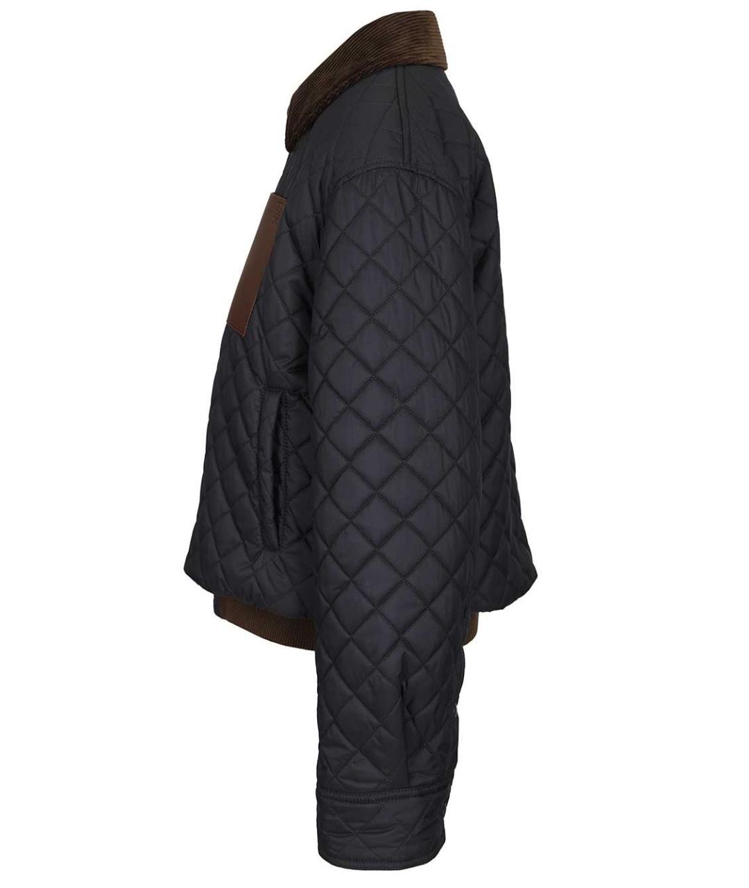 LOEWE Темно-синяя полиэстеровая куртка, фото 3