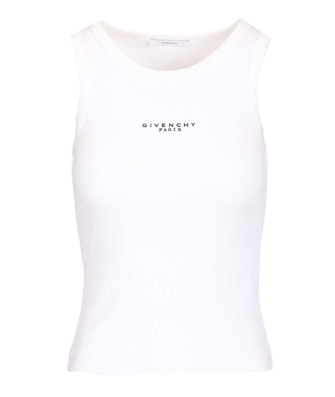 GIVENCHY Белая хлопковая майка, фото 1