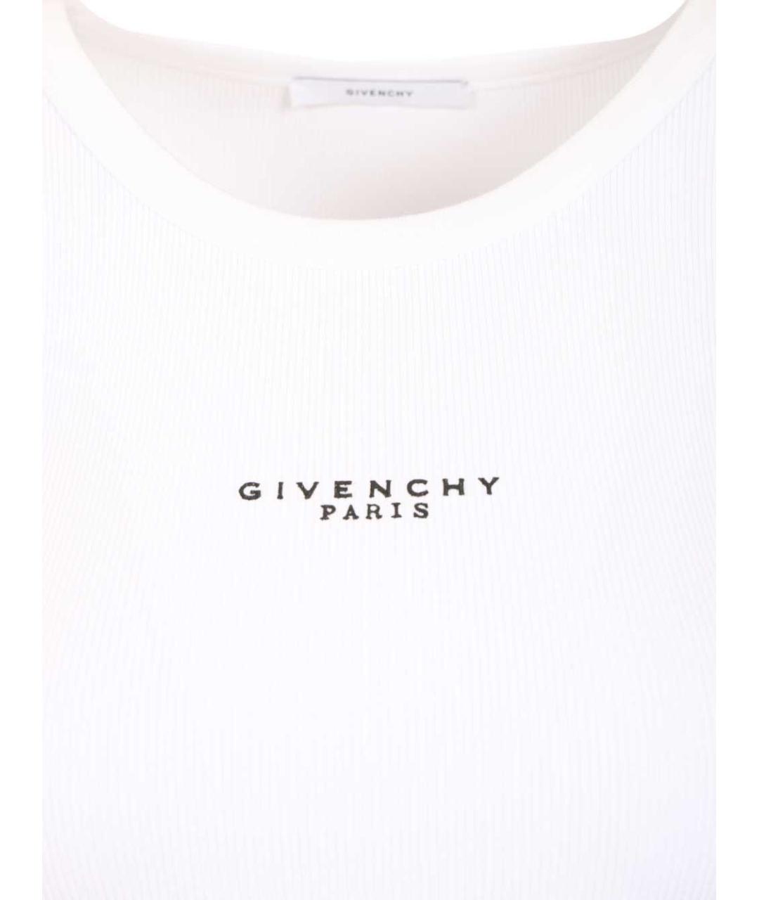 GIVENCHY Белая хлопковая майка, фото 4