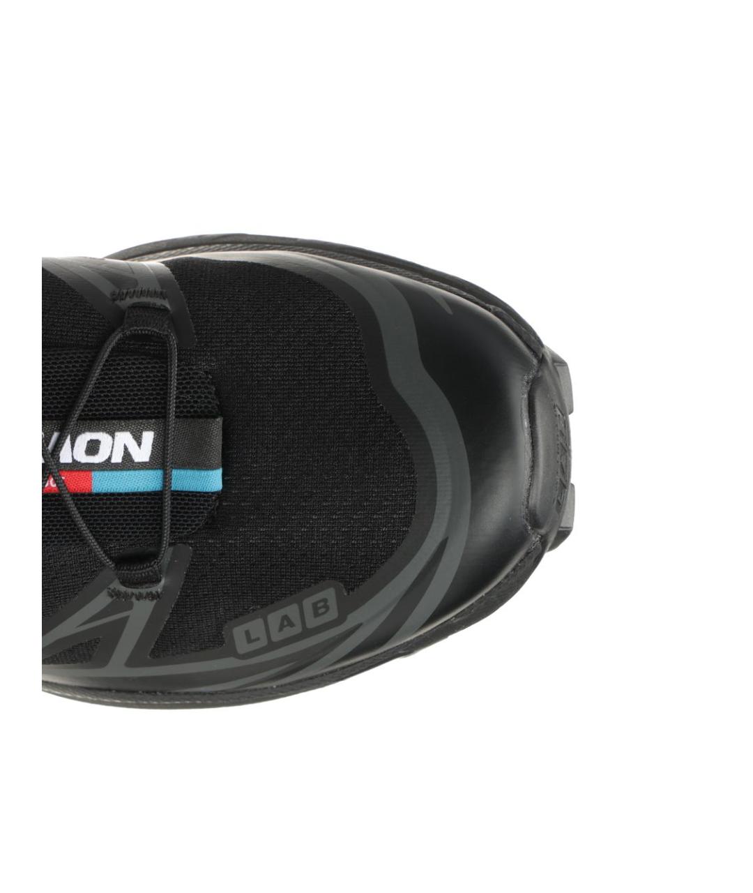 SALOMON Черные текстильные низкие кроссовки / кеды, фото 4