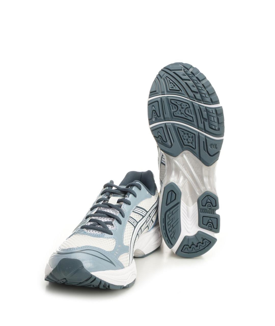 ASICS Голубые текстильные низкие кроссовки / кеды, фото 3