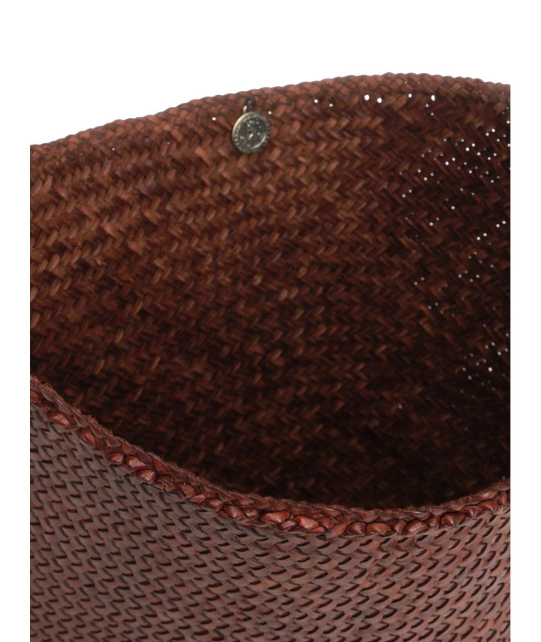 Dragon Diffusion Коричневая кожаная сумка через плечо, фото 5