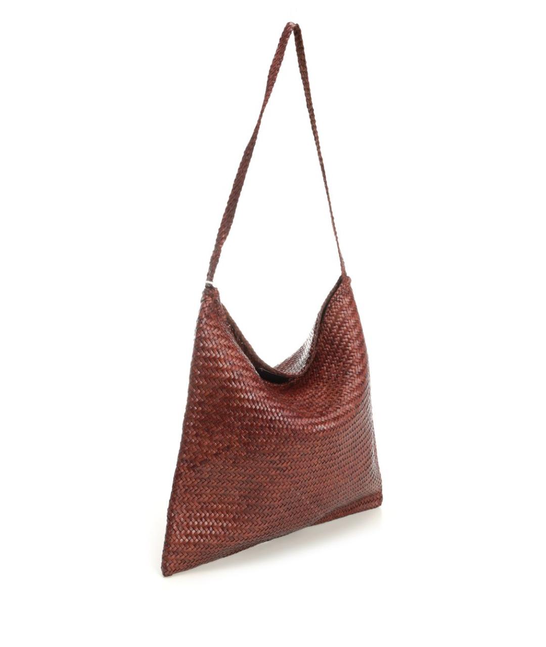 Dragon Diffusion Коричневая кожаная сумка через плечо, фото 2