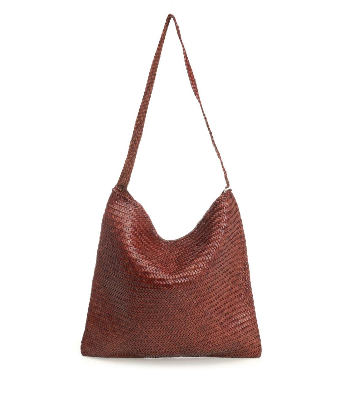 Dragon Diffusion Коричневая кожаная сумка через плечо, фото 3