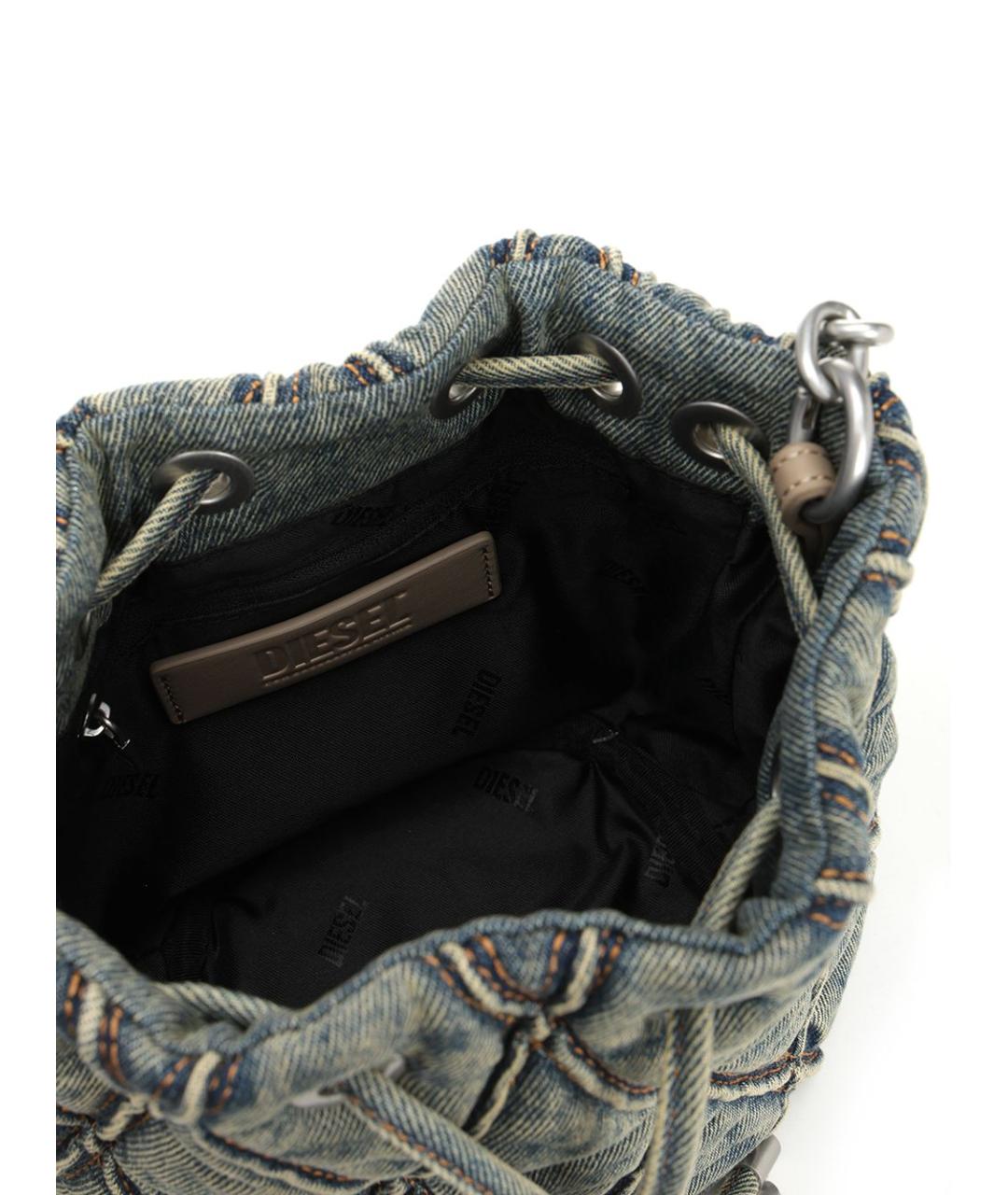 DIESEL Голубая сумка через плечо, фото 4