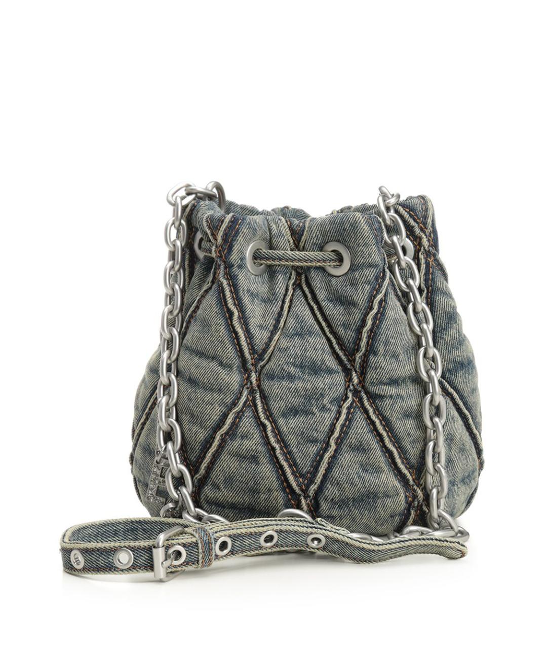 DIESEL Голубая сумка через плечо, фото 3