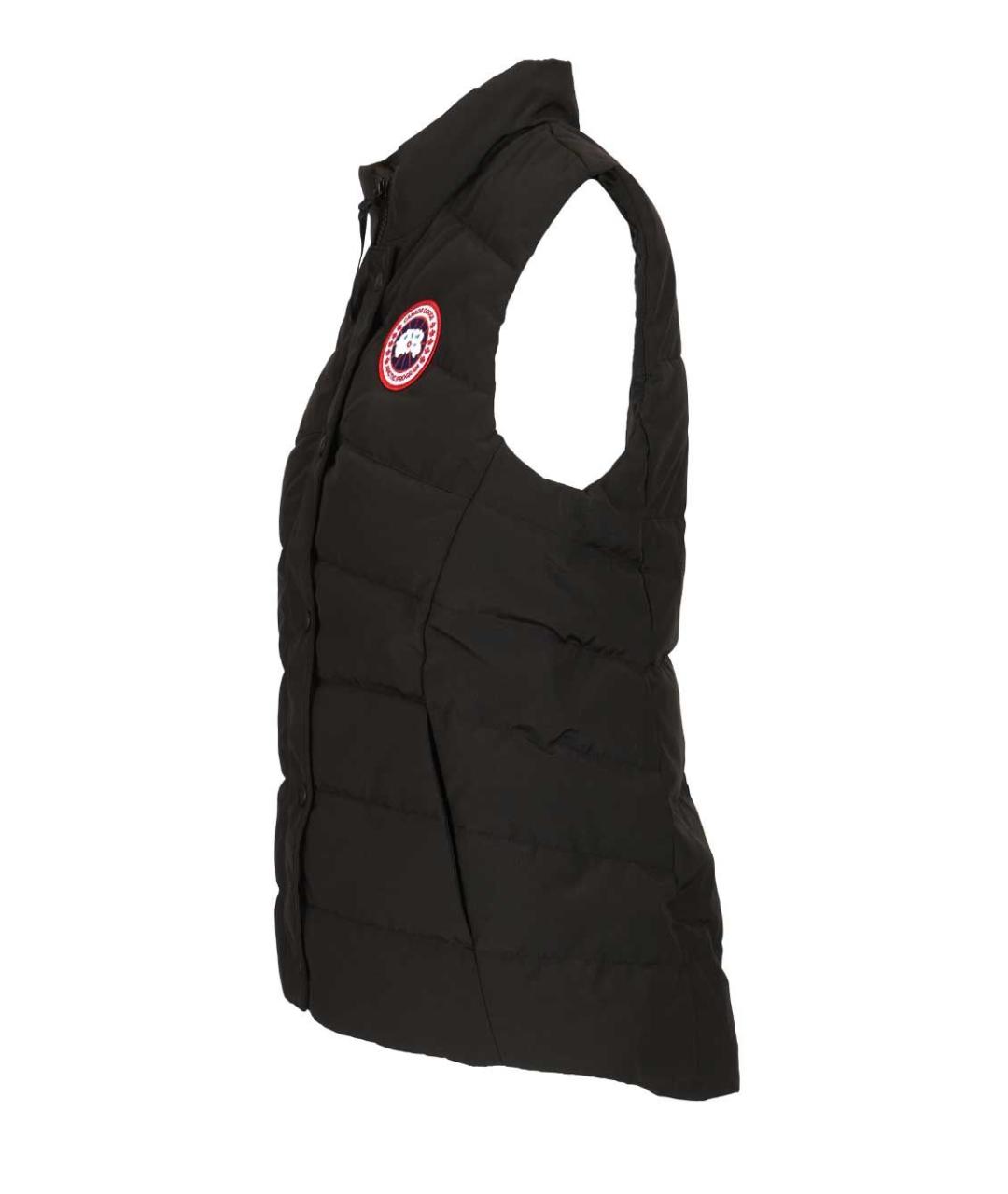 CANADA GOOSE Черный полиэстеровый жилет, фото 3