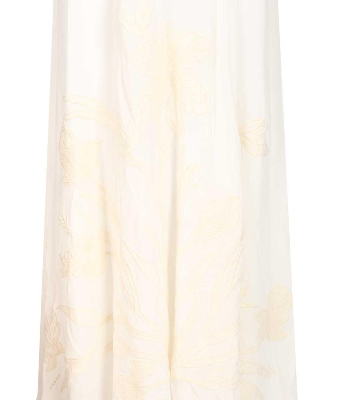 FORTE FORTE Белое вискозное повседневное платье, фото 5