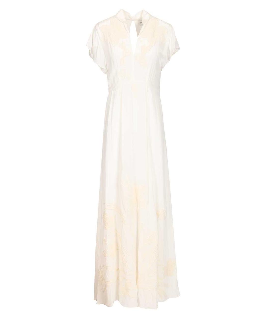 FORTE FORTE Белое вискозное повседневное платье, фото 1