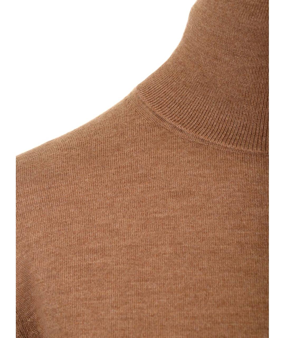 P.A.R.O.S.H. Коричневый шерстяной джемпер / свитер, фото 3
