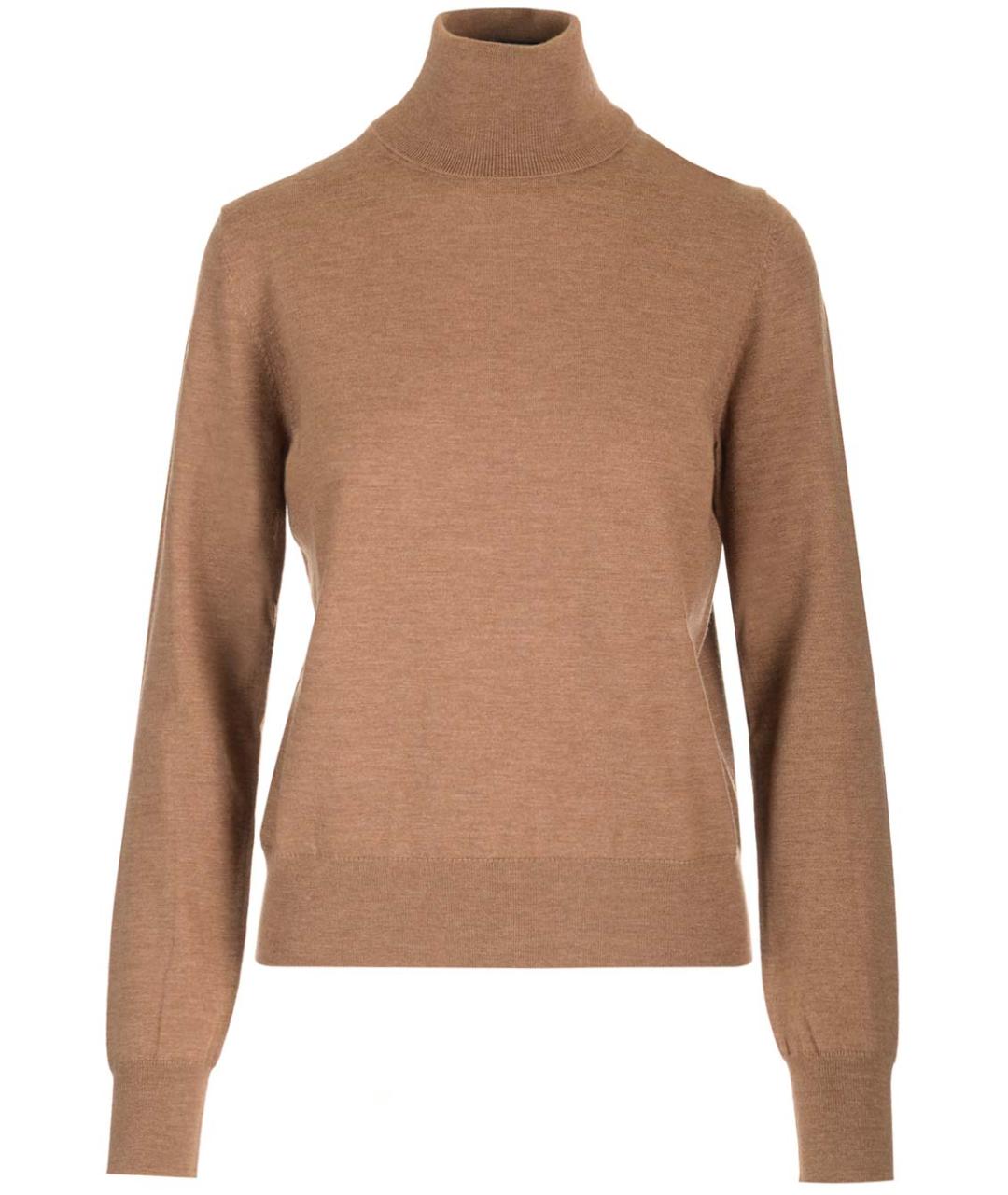 P.A.R.O.S.H. Коричневый шерстяной джемпер / свитер, фото 1