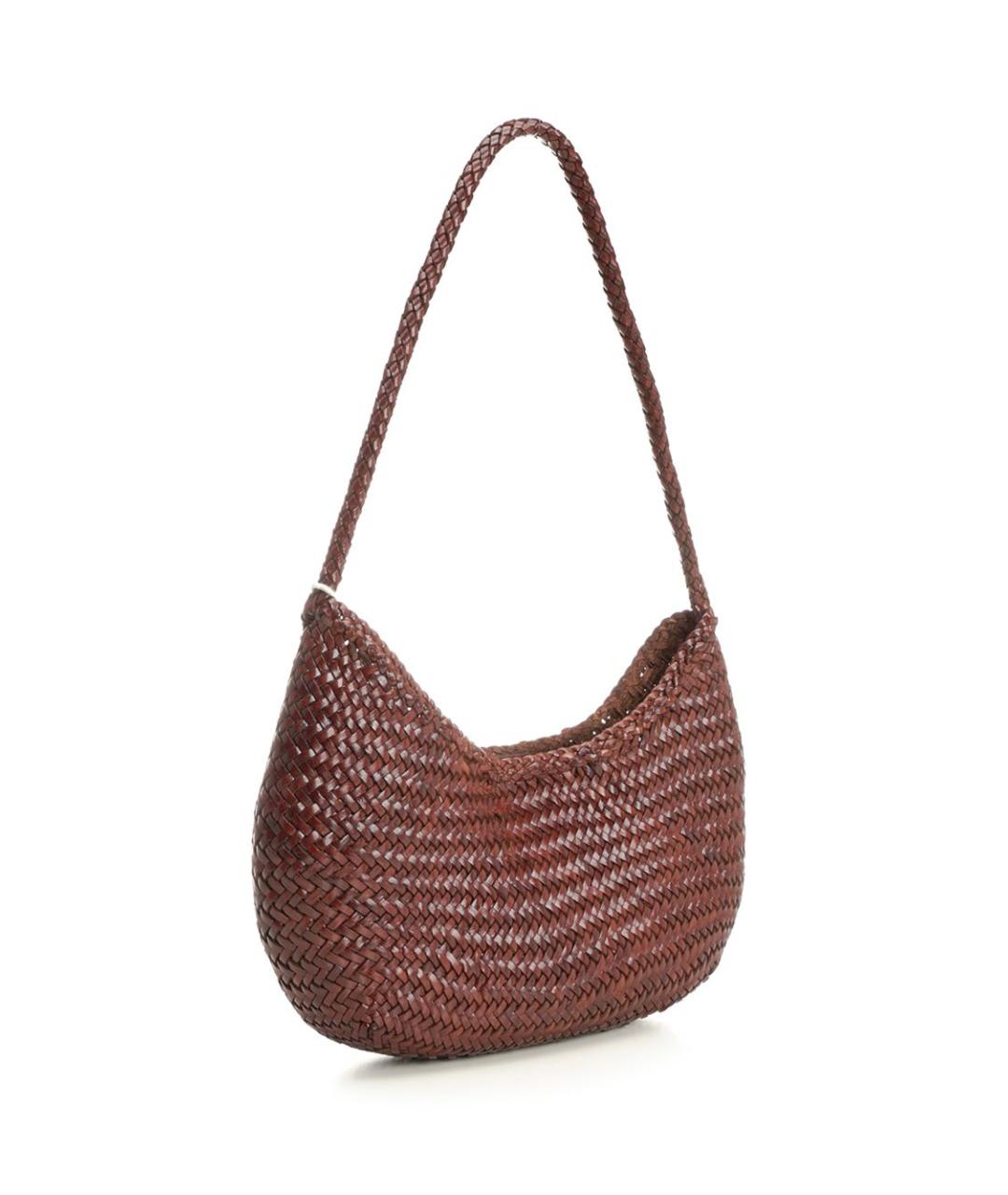 Dragon Diffusion Коричневая кожаная сумка через плечо, фото 2