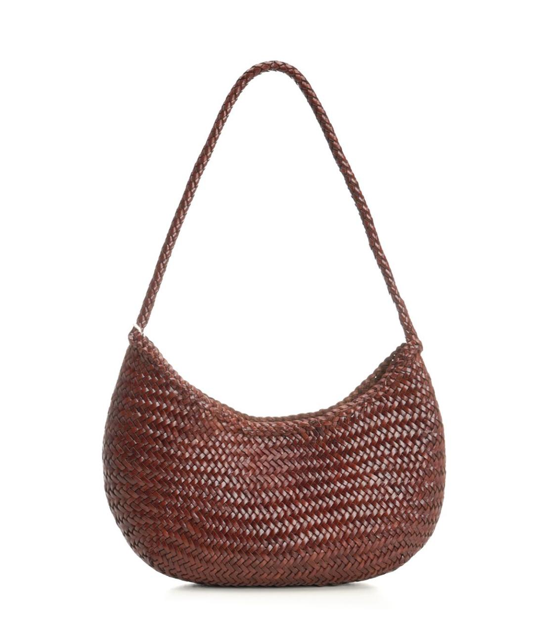 Dragon Diffusion Коричневая кожаная сумка через плечо, фото 1