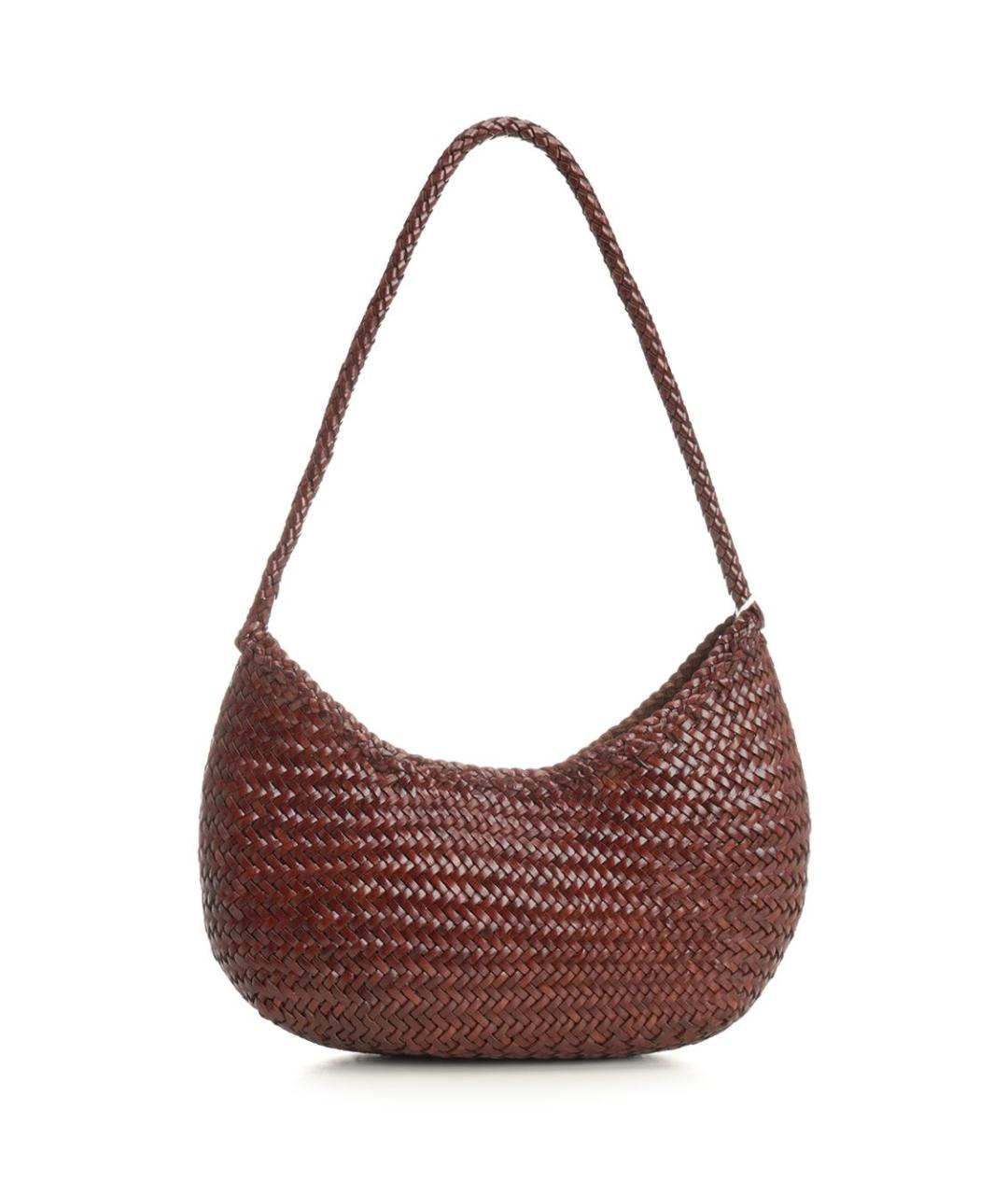 Dragon Diffusion Коричневая кожаная сумка через плечо, фото 3