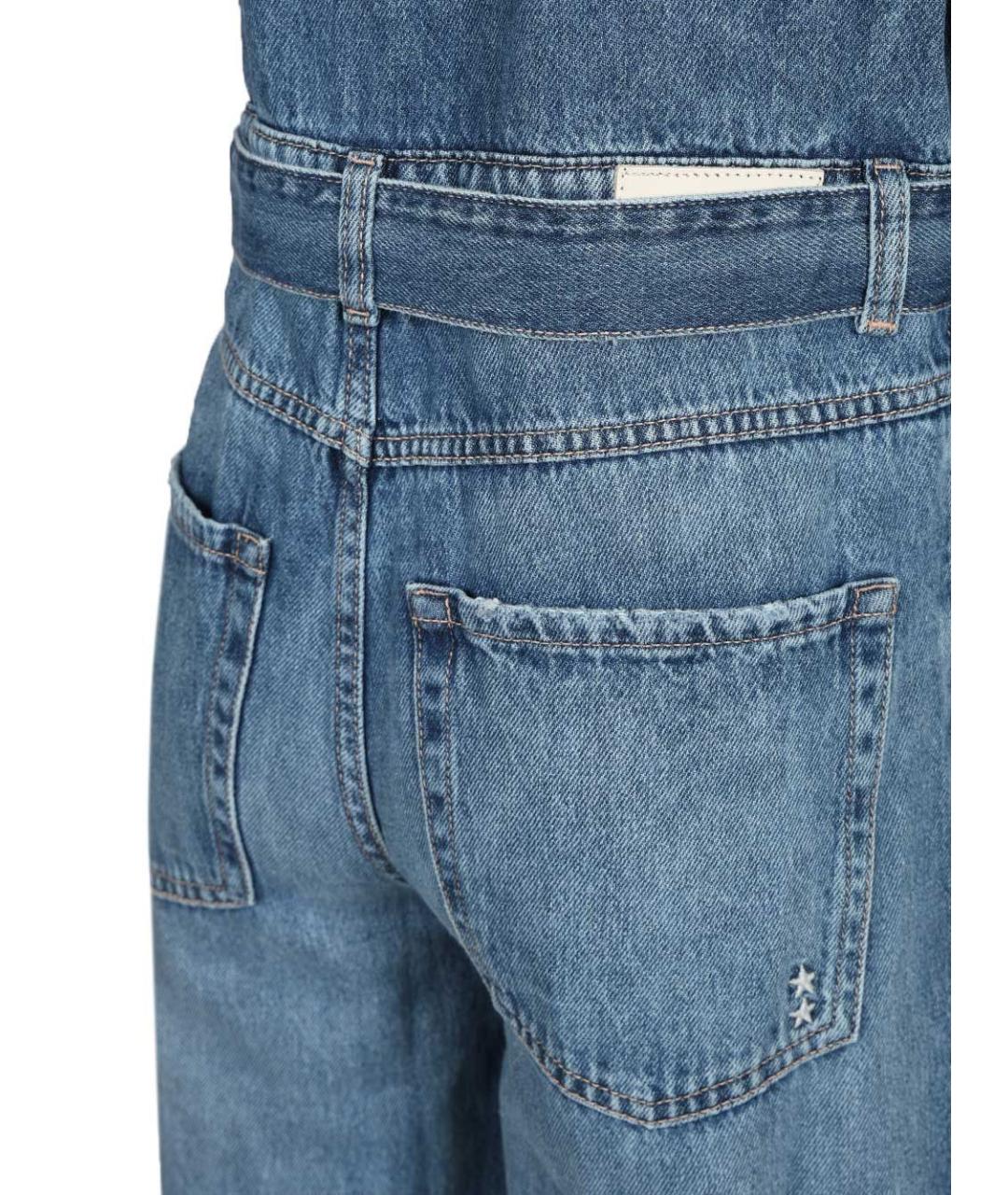 ICON DENIM Синий хлопковый комбинезон, фото 6