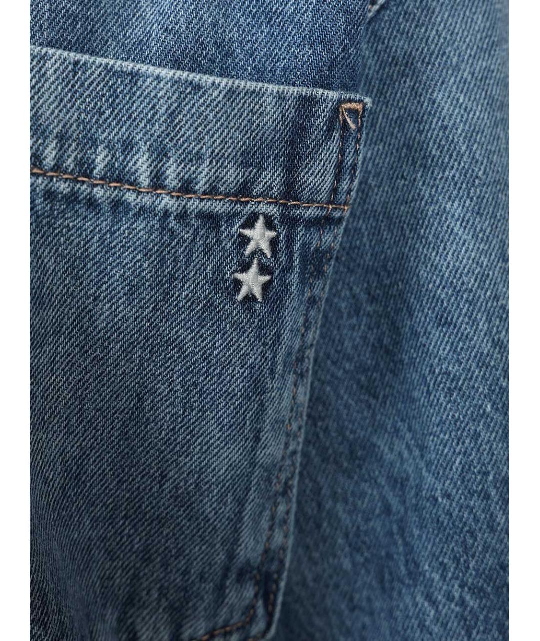 ICON DENIM Синий хлопковый комбинезон, фото 4