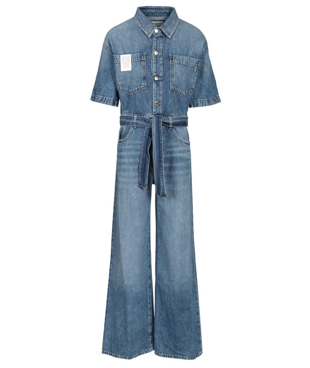 ICON DENIM Синий хлопковый комбинезон, фото 1