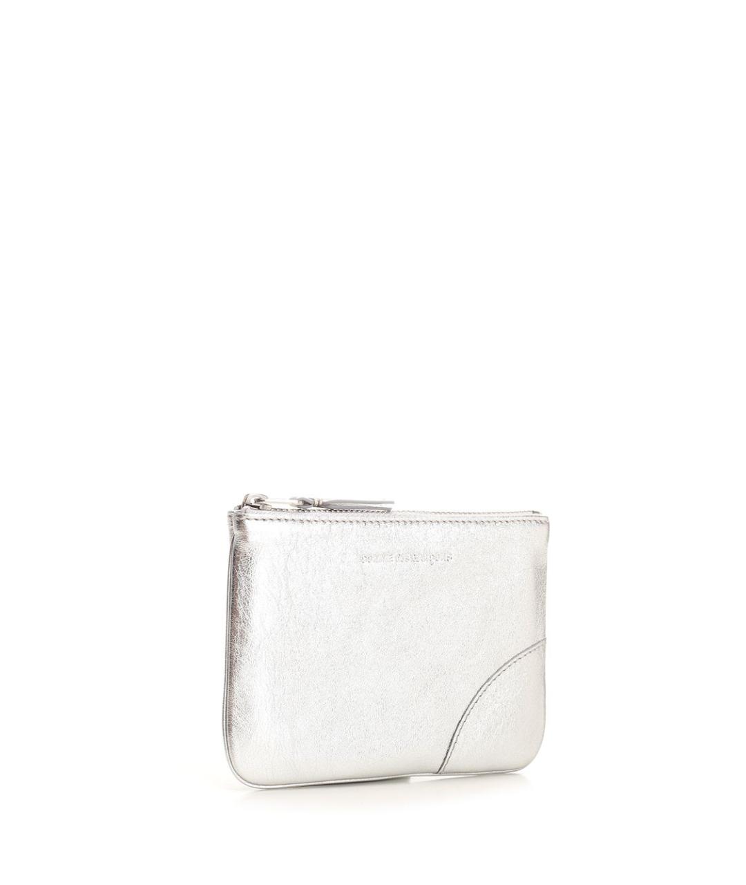 COMME DES GARÇONS WALLET Серебрянный кожаный кошелек, фото 2