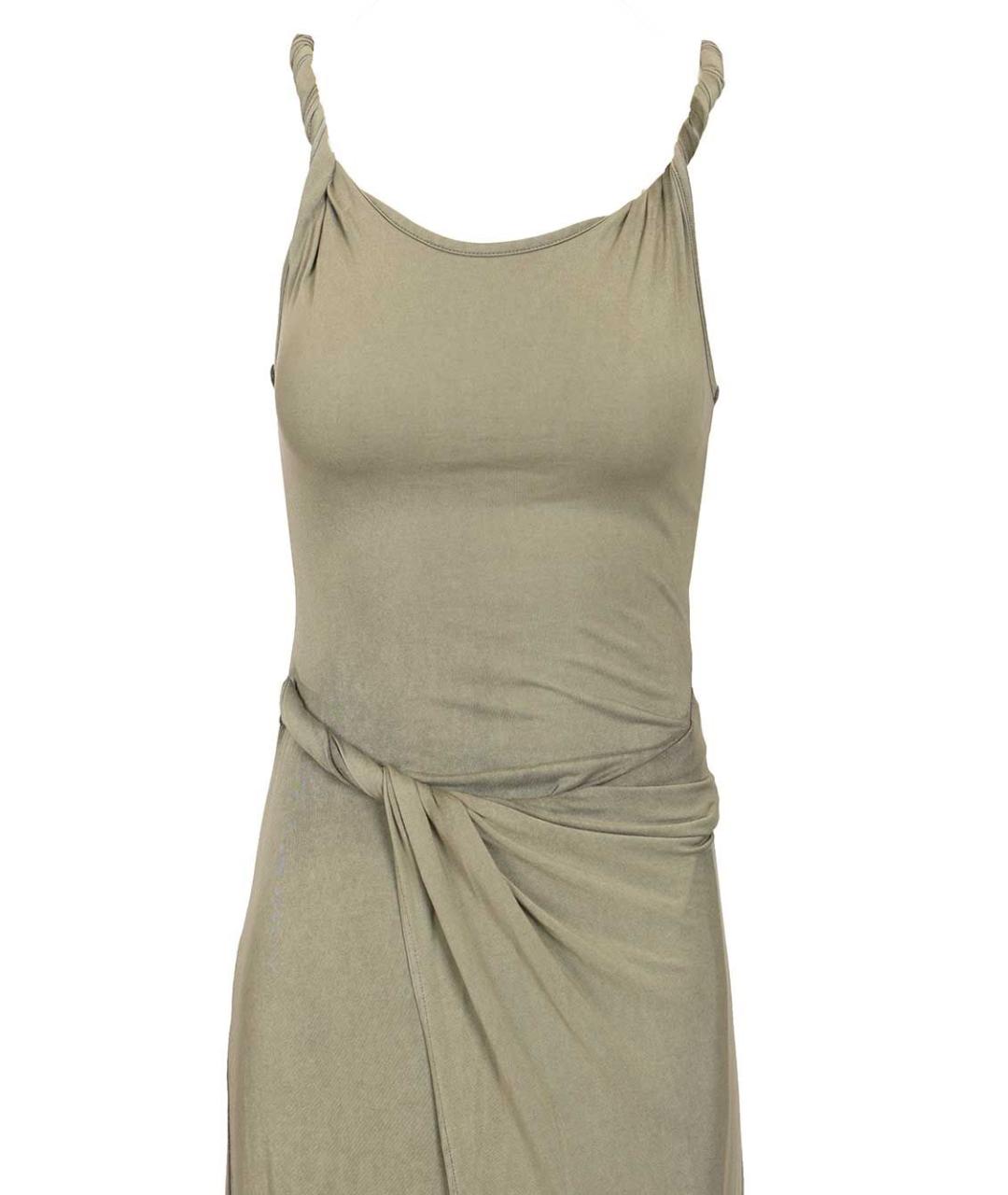 DIESEL Хаки коктейльное платье, фото 4