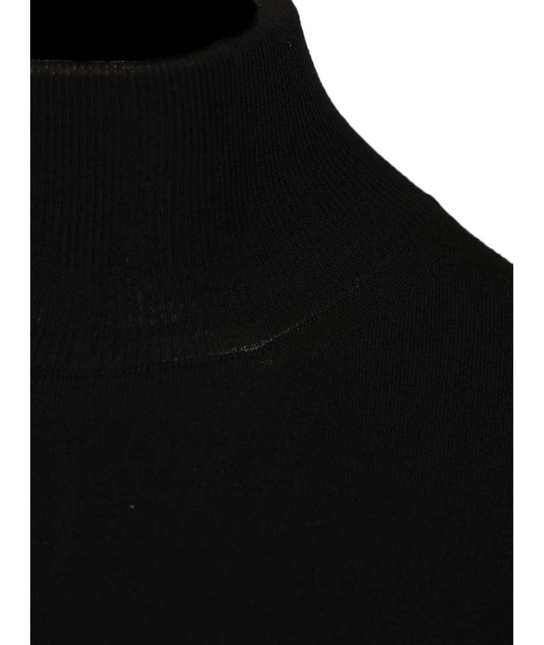 MAX MARA Черный вискозный джемпер / свитер, фото 5