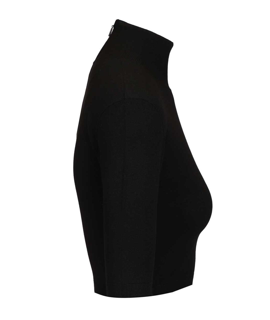 MAX MARA Черный вискозный джемпер / свитер, фото 3