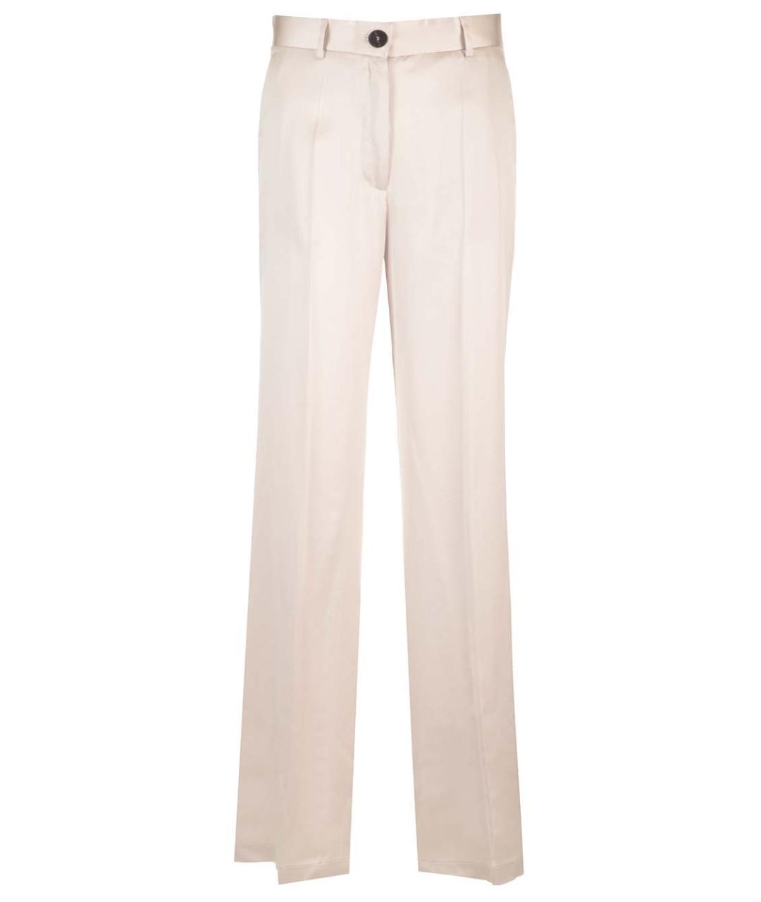 FORTE FORTE Розовые прямые брюки, фото 1