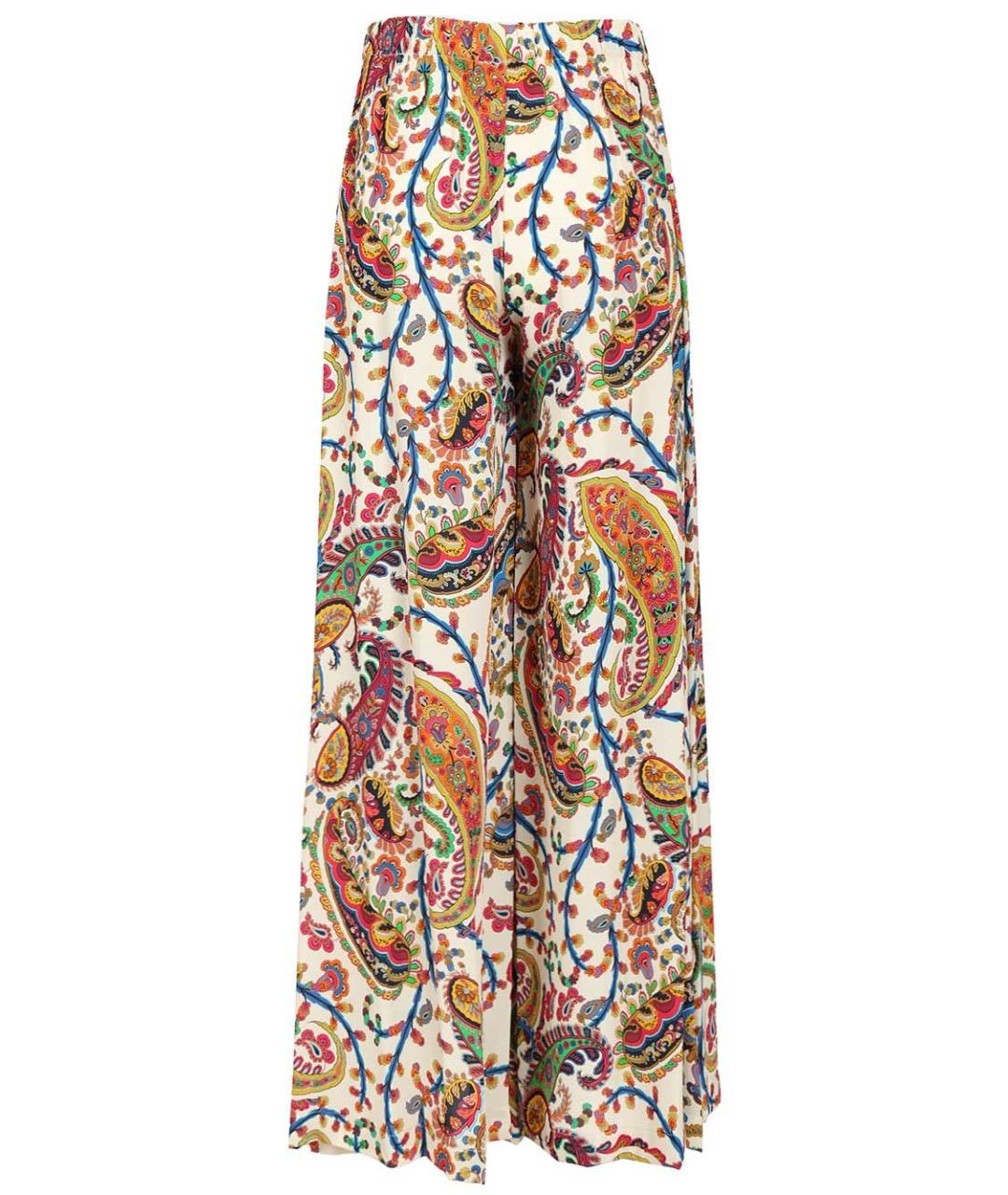 ETRO Мульти вискозные прямые брюки, фото 2