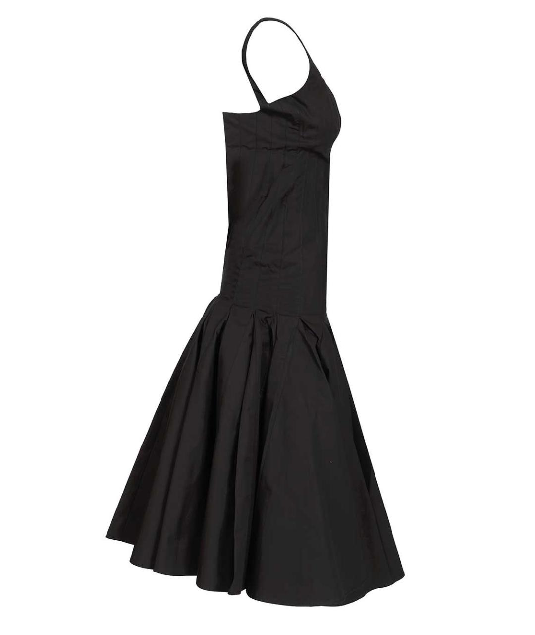 JACQUEMUS Черный хлопковый сарафан, фото 3