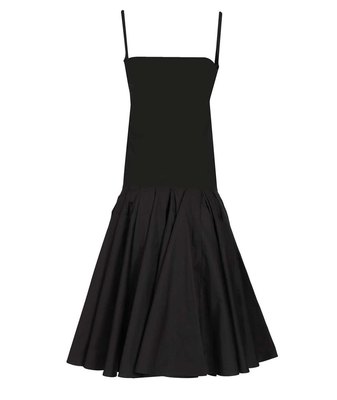 JACQUEMUS Черный хлопковый сарафан, фото 2