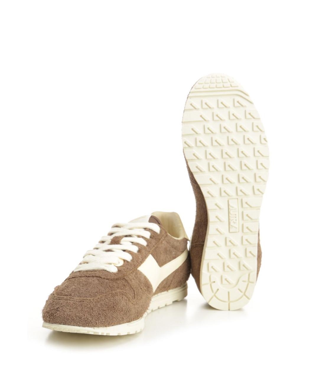 AUTRY Коричневые замшевые кроссовки, фото 5