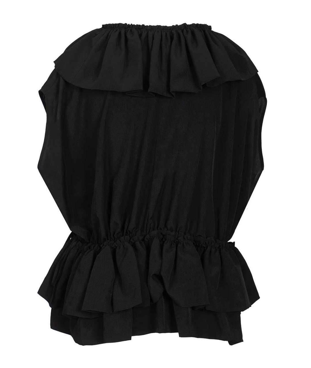 DRIES VAN NOTEN Черная полиэстеровая блузы, фото 2