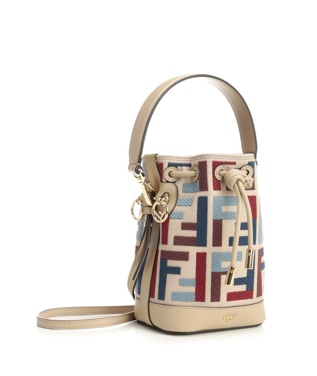 FENDI Мульти жаккардовая сумка тоут, фото 2