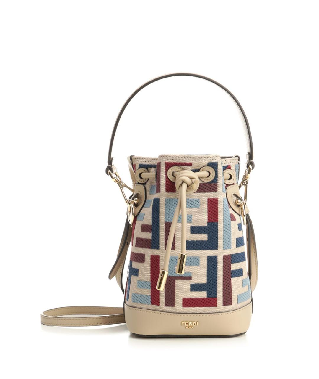 FENDI Мульти жаккардовая сумка тоут, фото 1