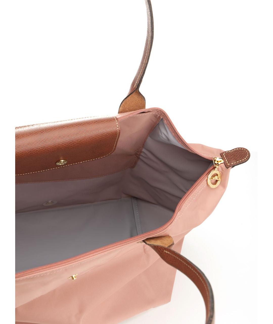 LONGCHAMP Розовая сумка тоут, фото 4
