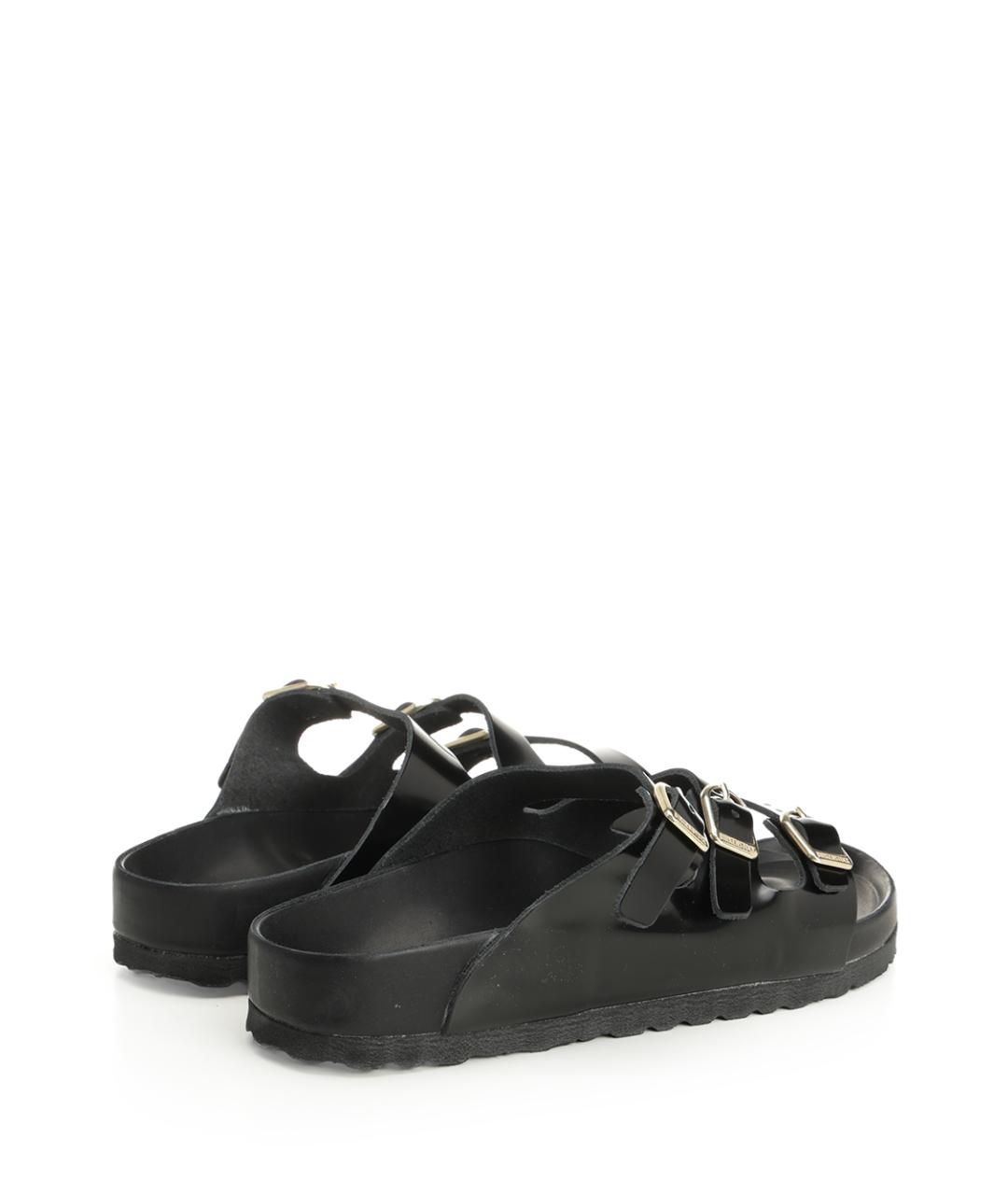 BIRKENSTOCK Черные кожаные сандалии, фото 3