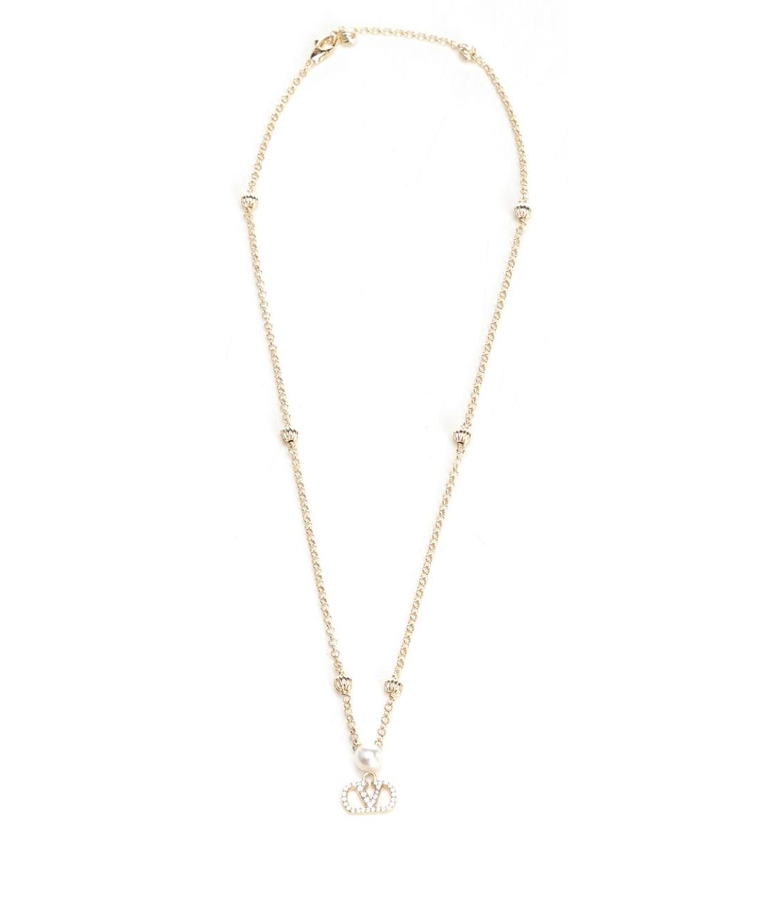 VALENTINO Золотая металлическая подвеска, фото 1